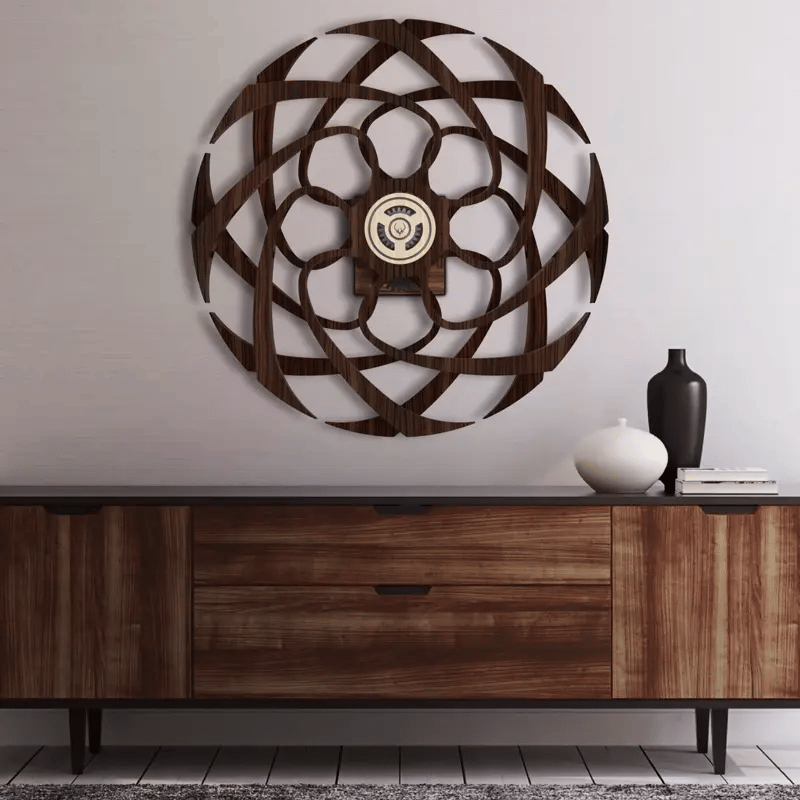 Timber Twist Kinetic Sculpture