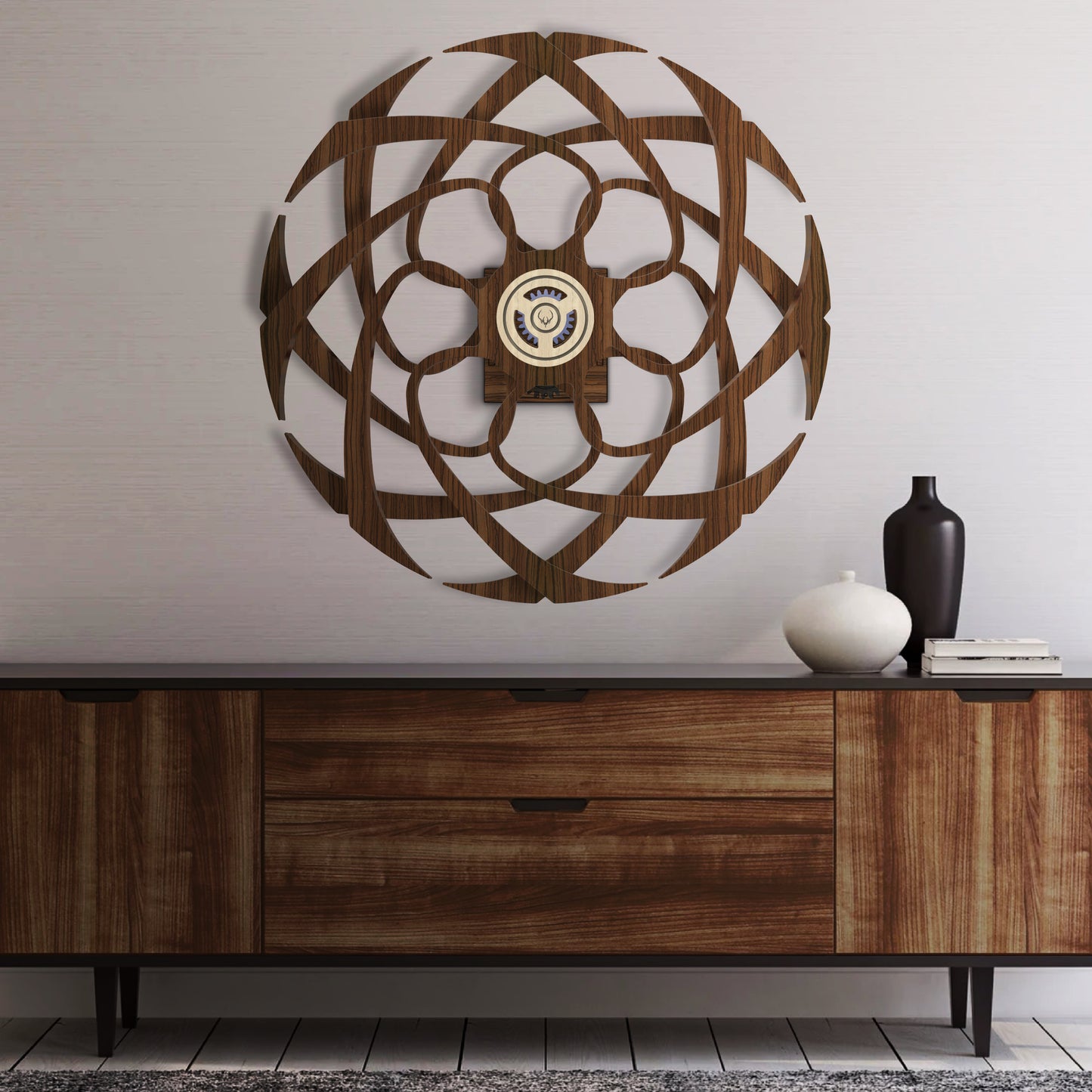 Timber Twist Kinetic Sculpture