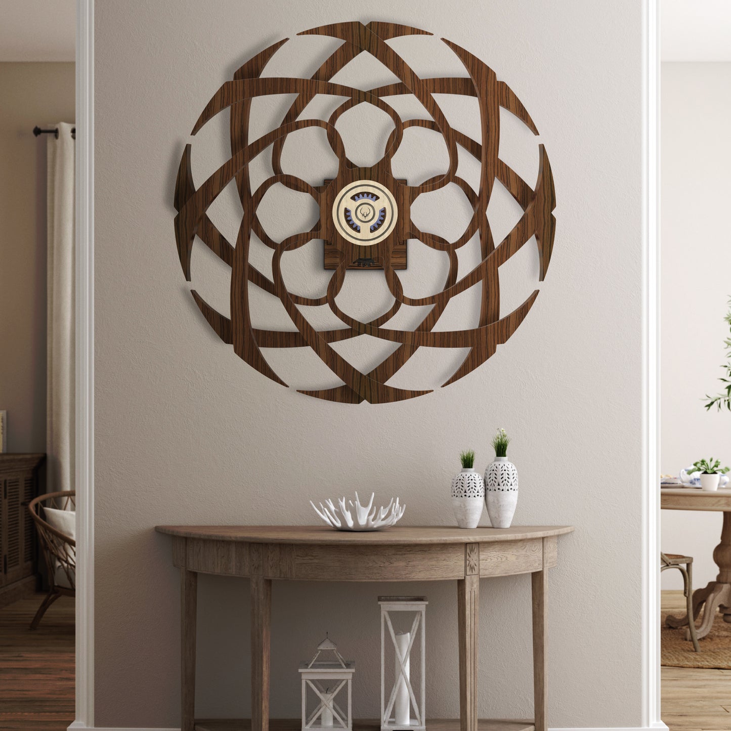 Timber Twist Kinetic Sculpture