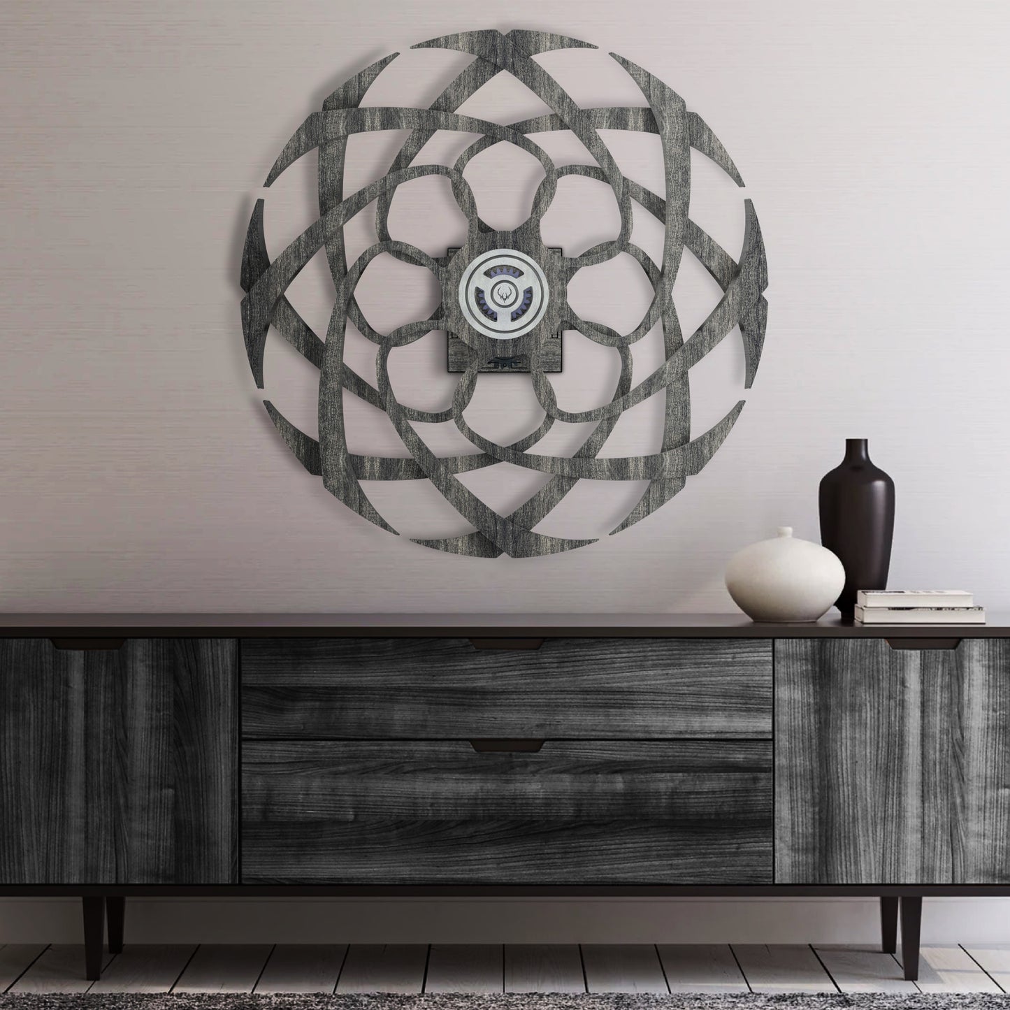Timber Twist Kinetic Sculpture