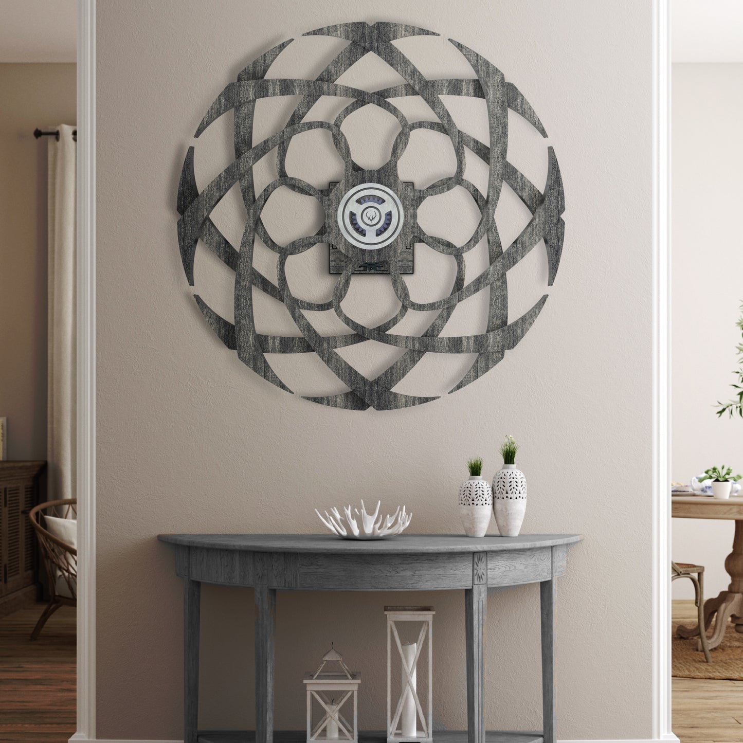 Timber Twist Kinetic Sculpture