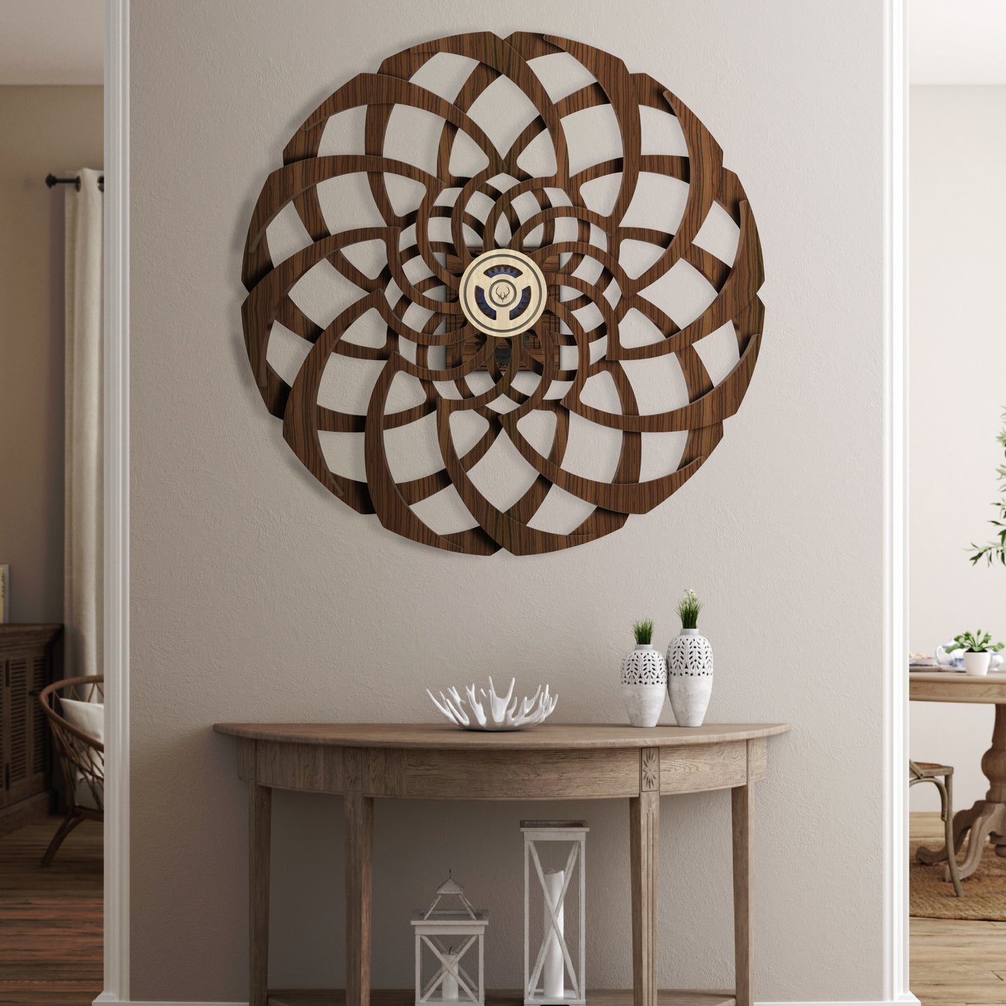Rustic Spin Kinetic Sculpture