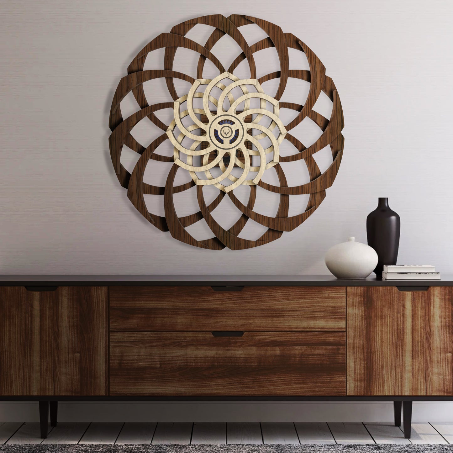 Rustic Spin Kinetic Sculpture