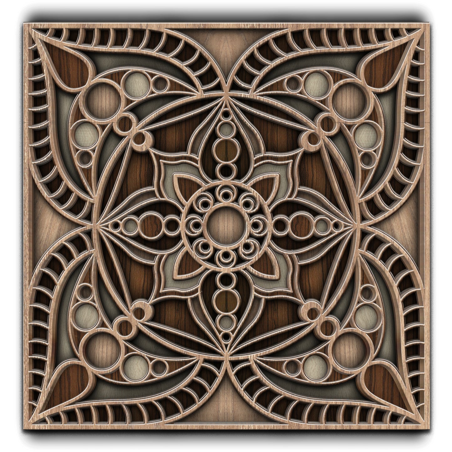 Rustic Reflection Mandala