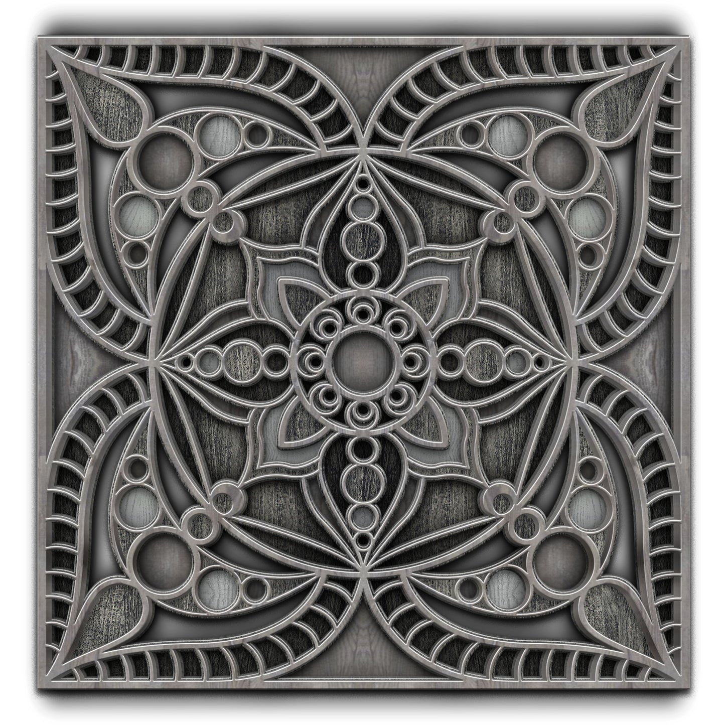 Rustic Reflection Mandala