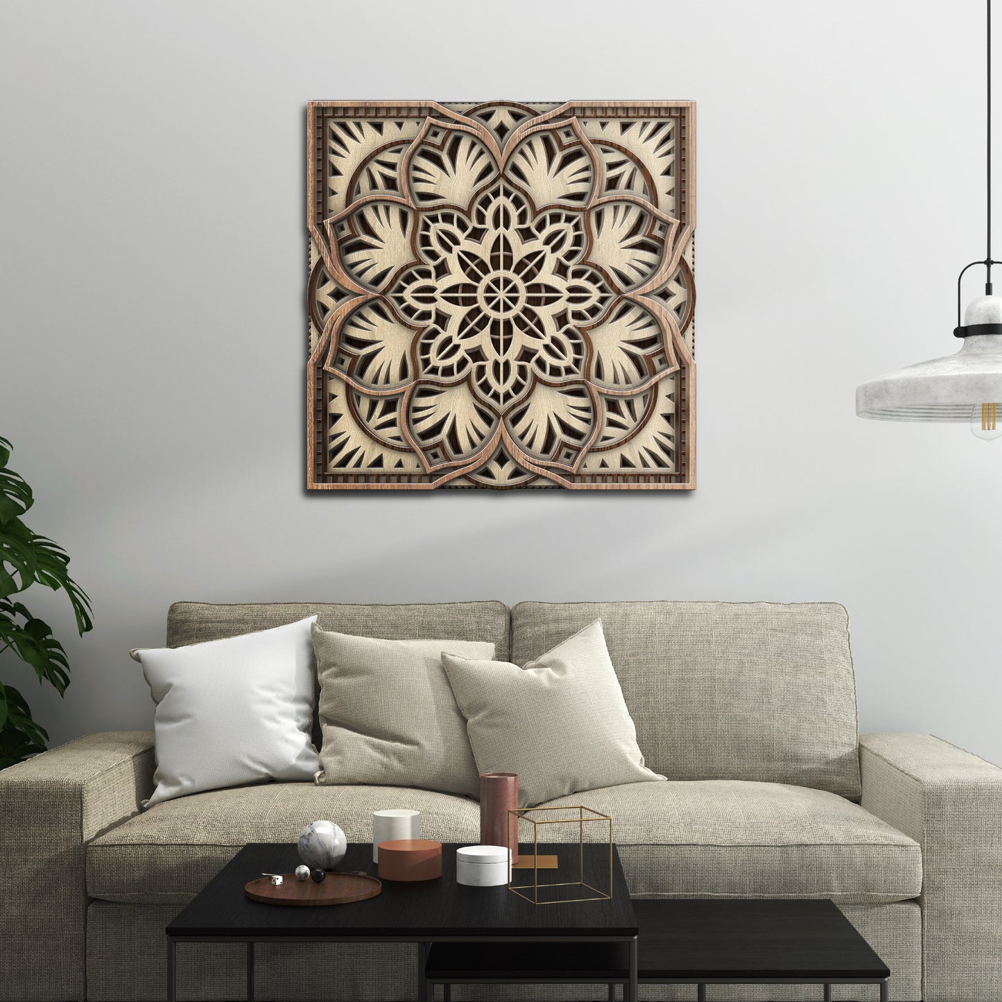 Serenity Square Mandala