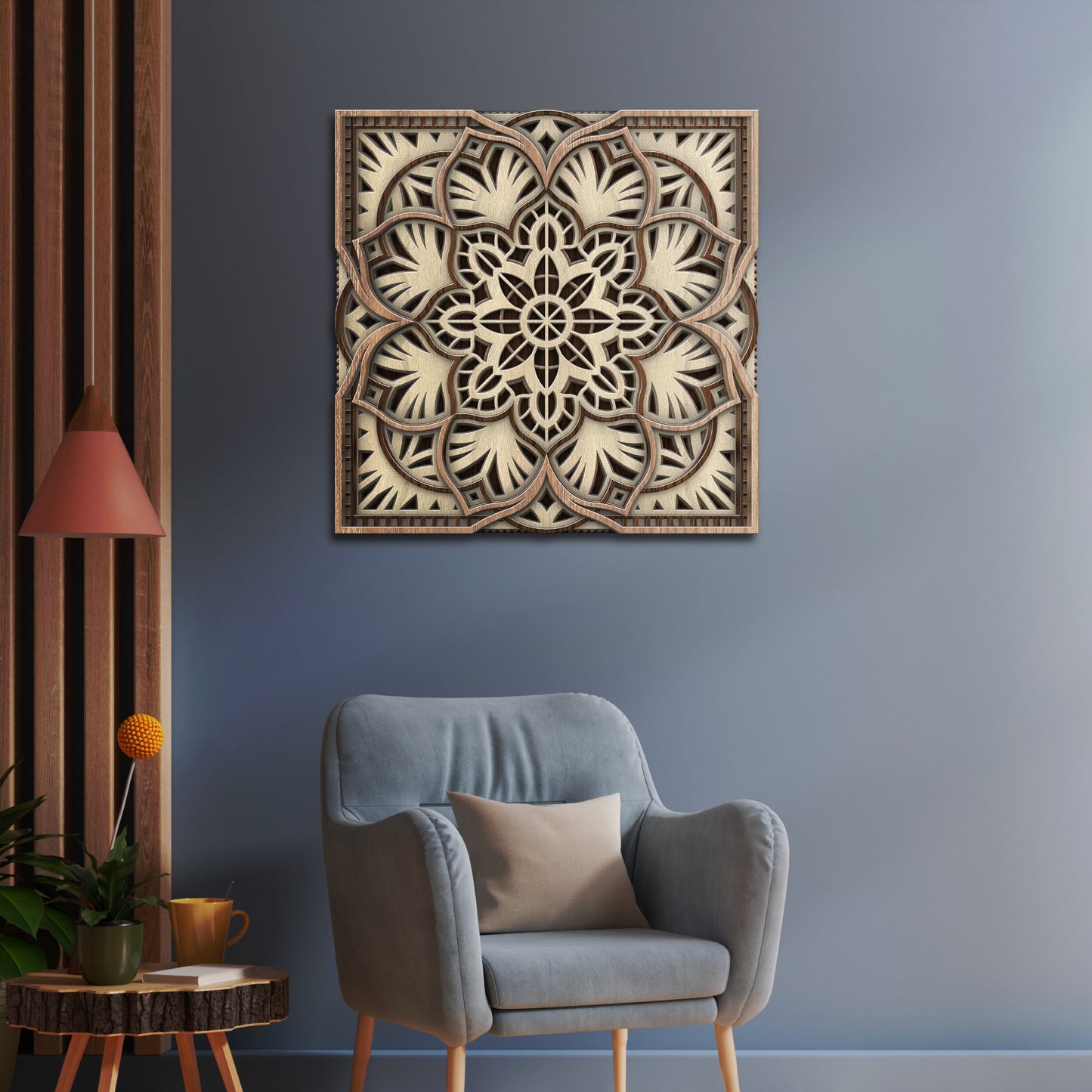 Serenity Square Mandala