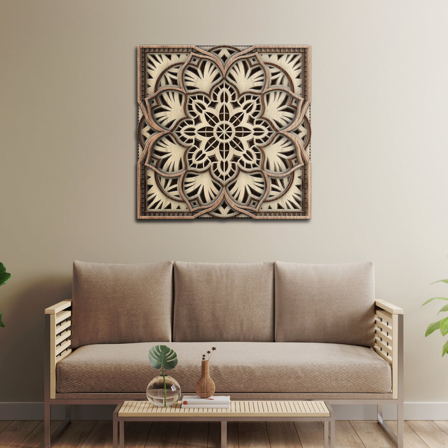 Serenity Square Mandala