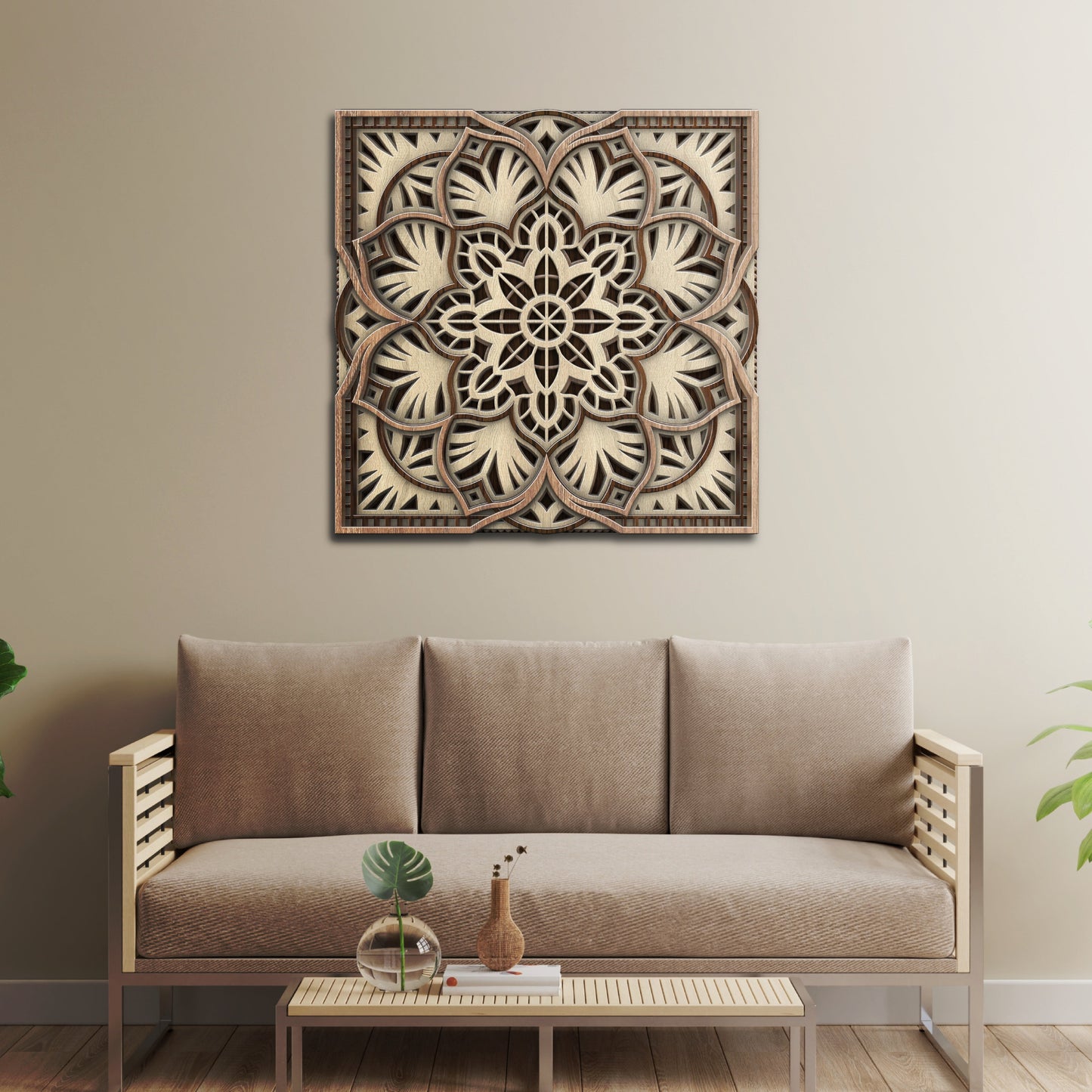 Serenity Square Mandala