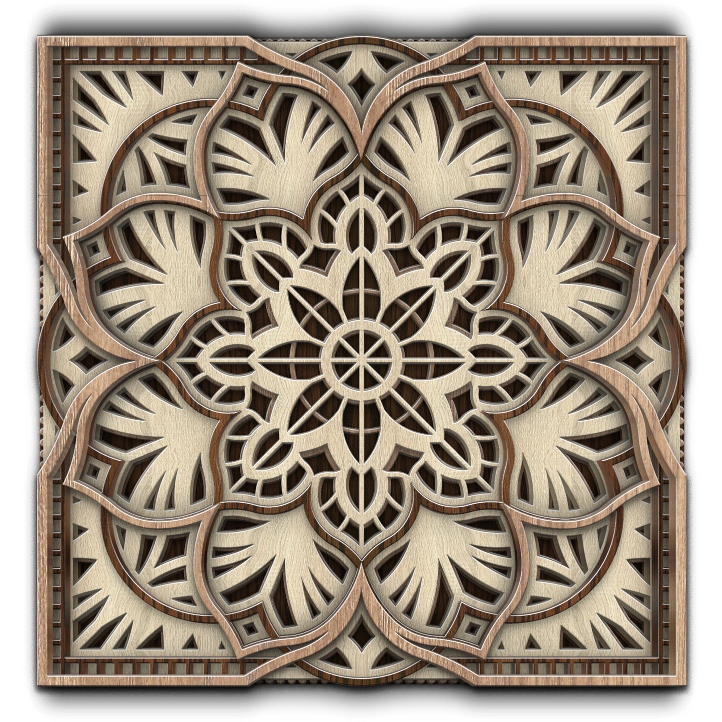 Serenity Square Mandala