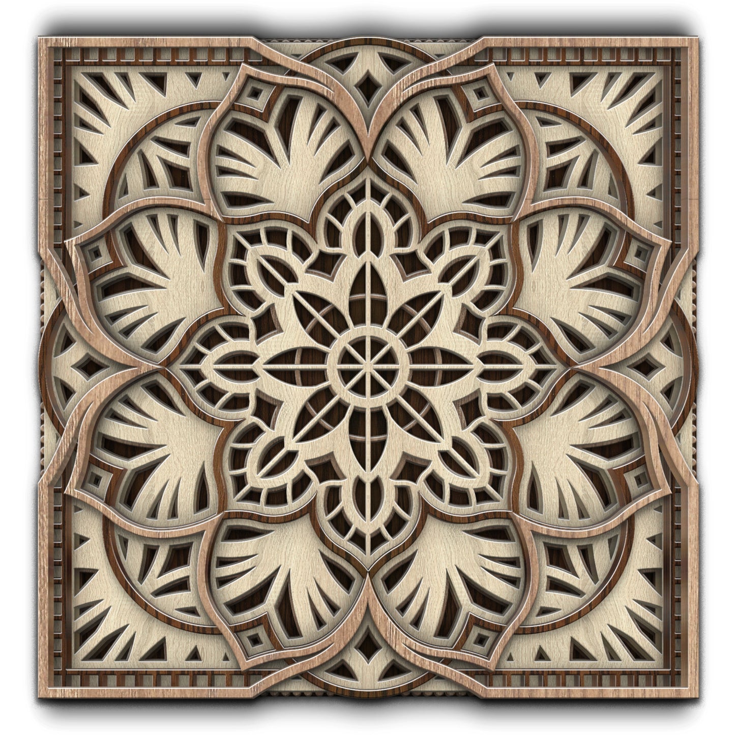 Serenity Square Mandala