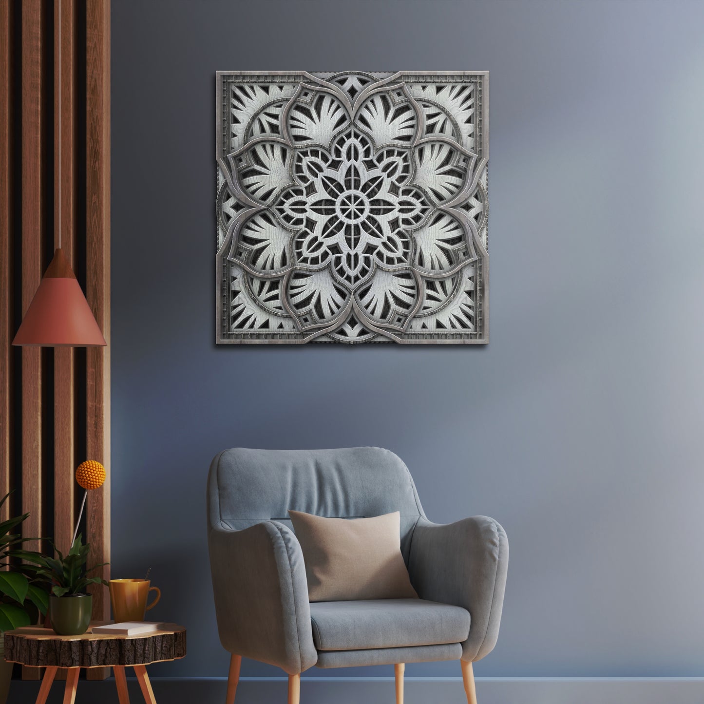 Serenity Square Mandala