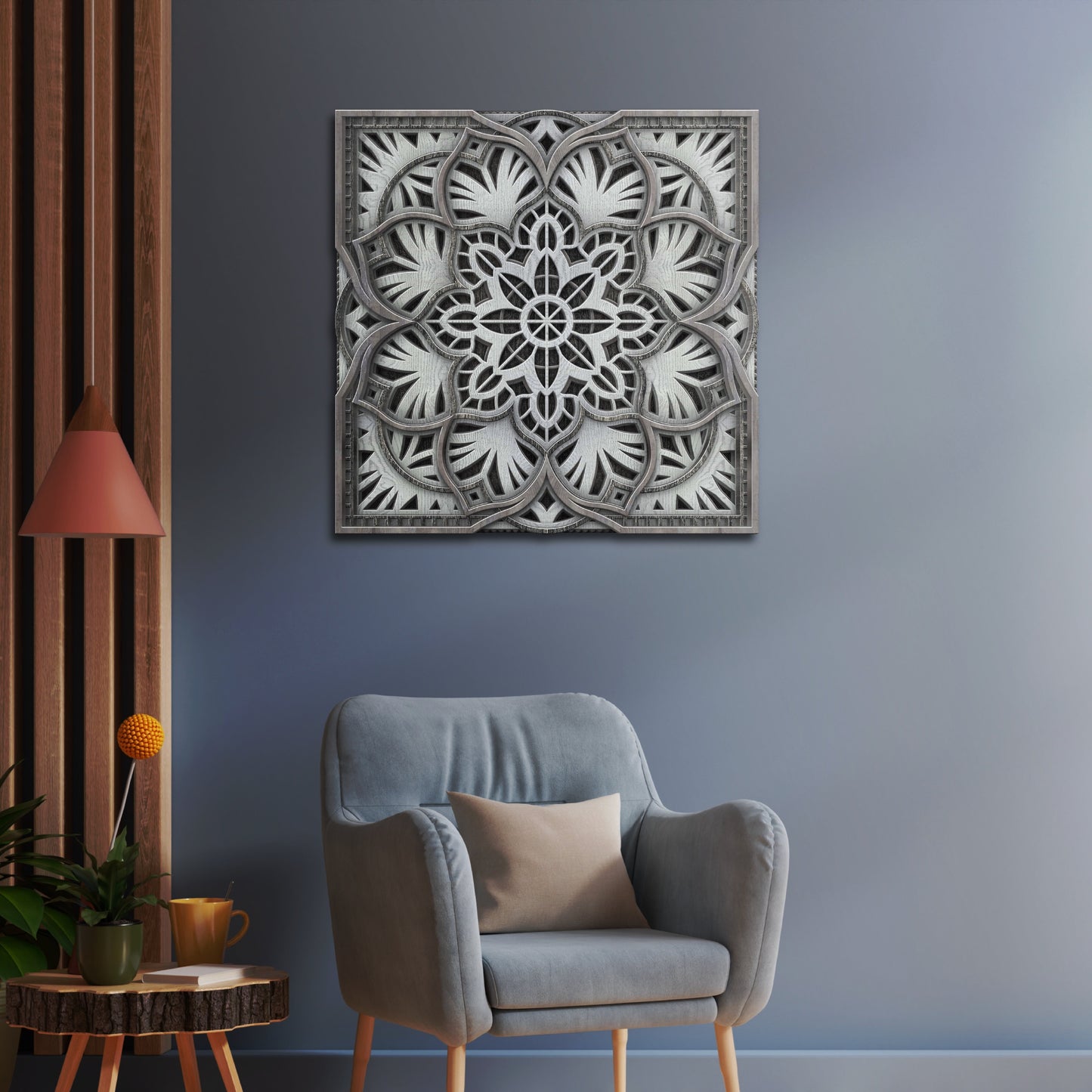Serenity Square Mandala