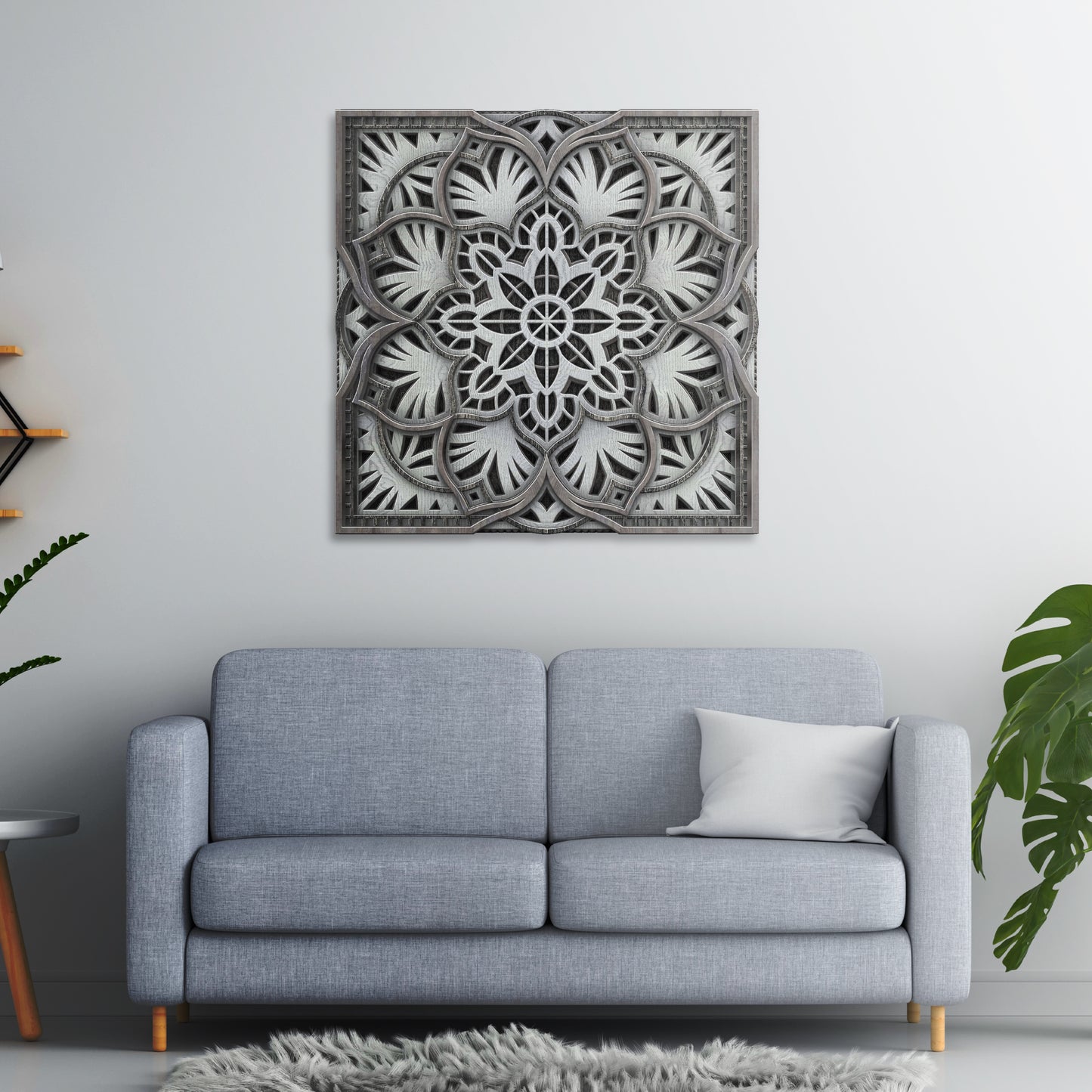 Serenity Square Mandala