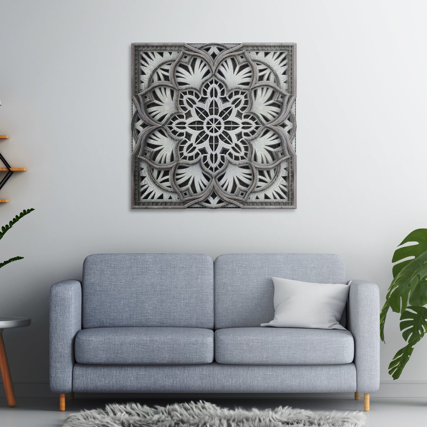 Serenity Square Mandala