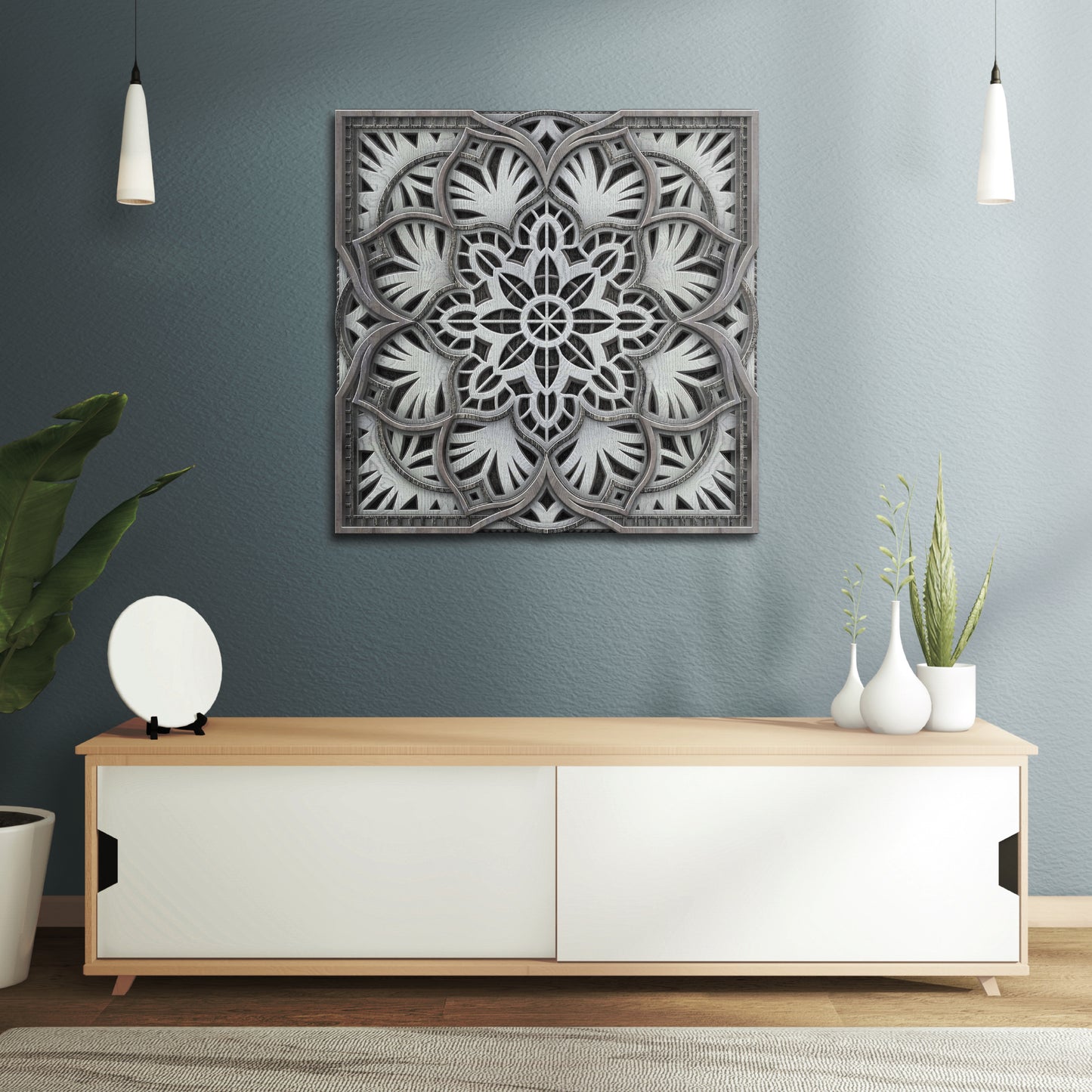 Serenity Square Mandala