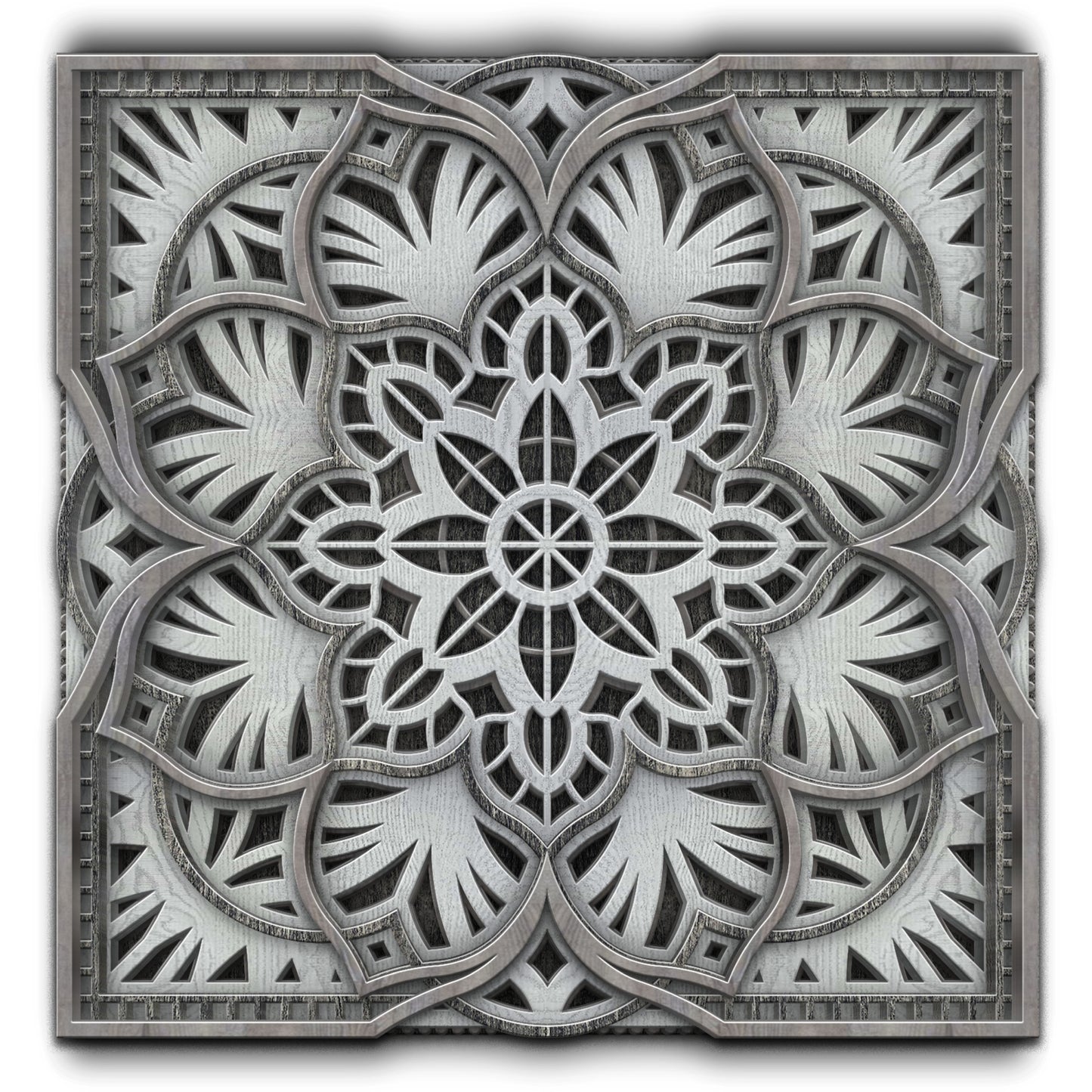 Serenity Square Mandala