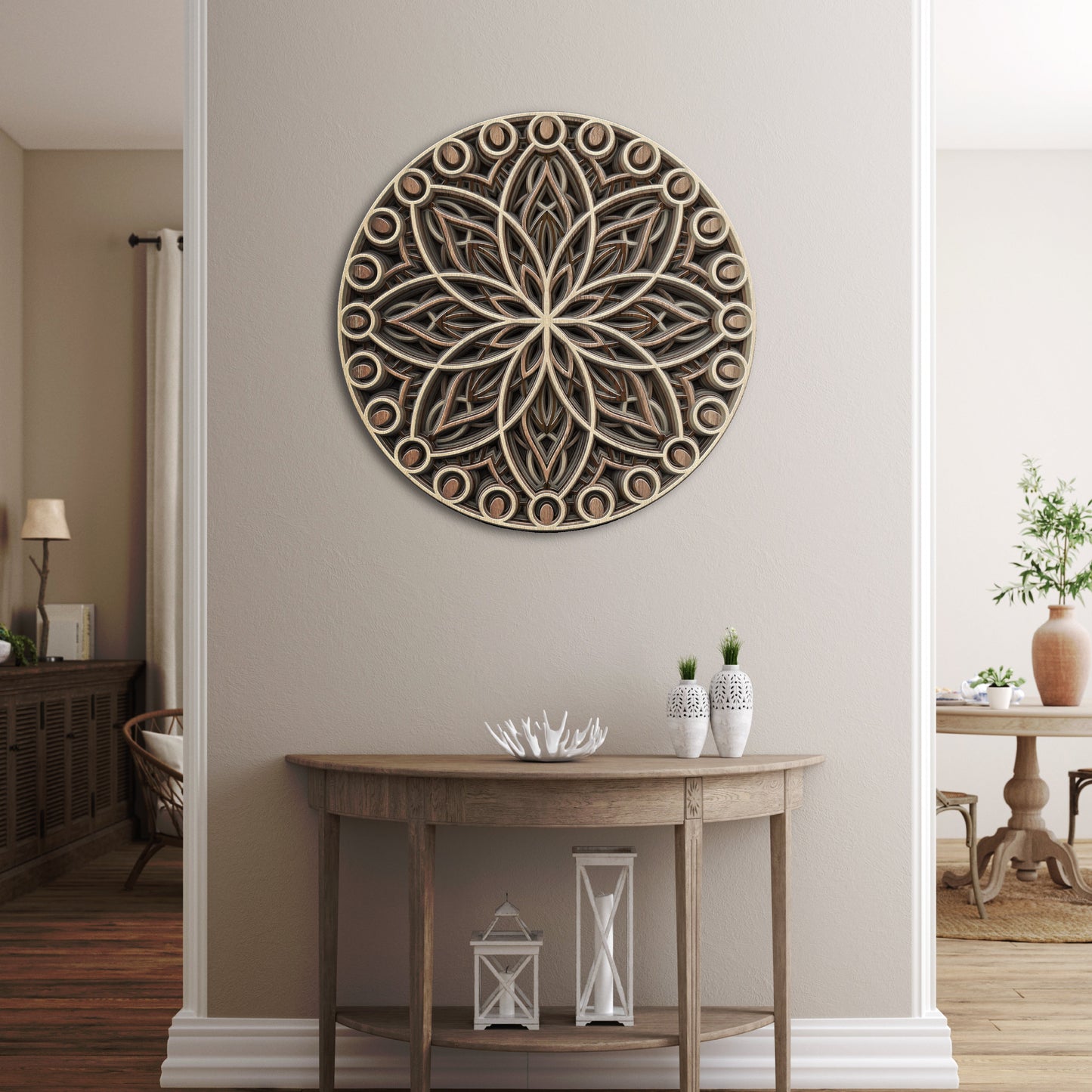 Timber Tides Mandala