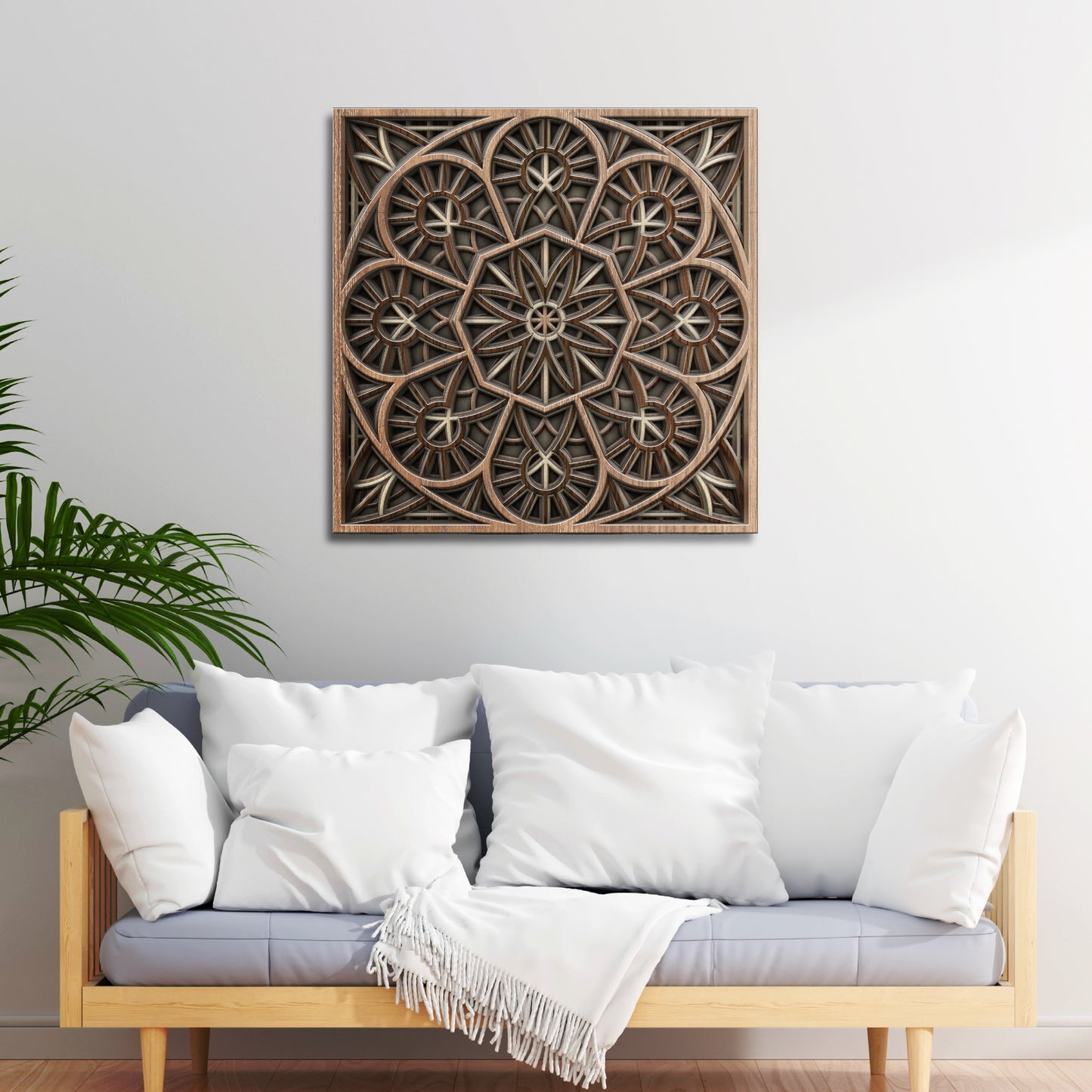 Timber Tranquility Mandala