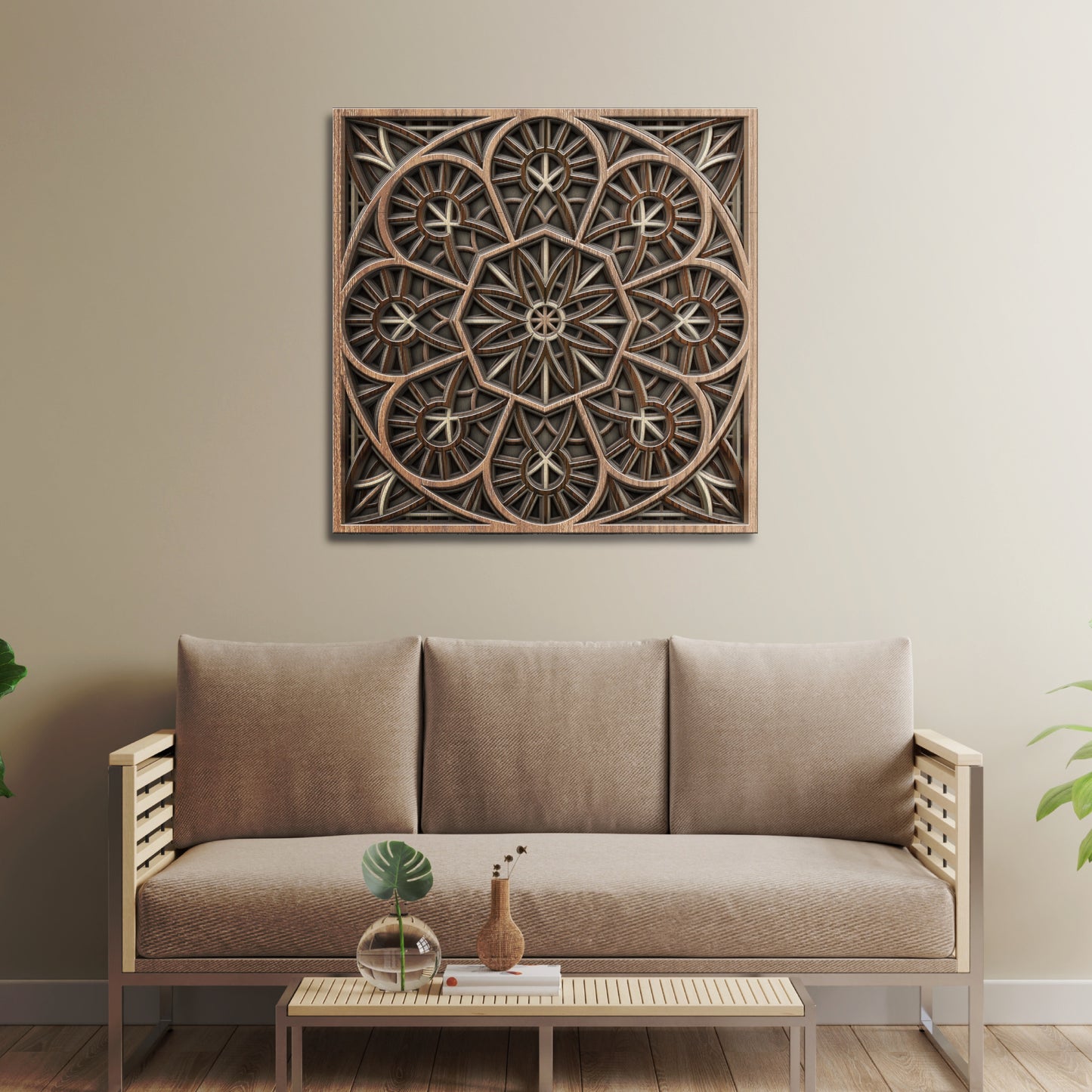 Timber Tranquility Mandala