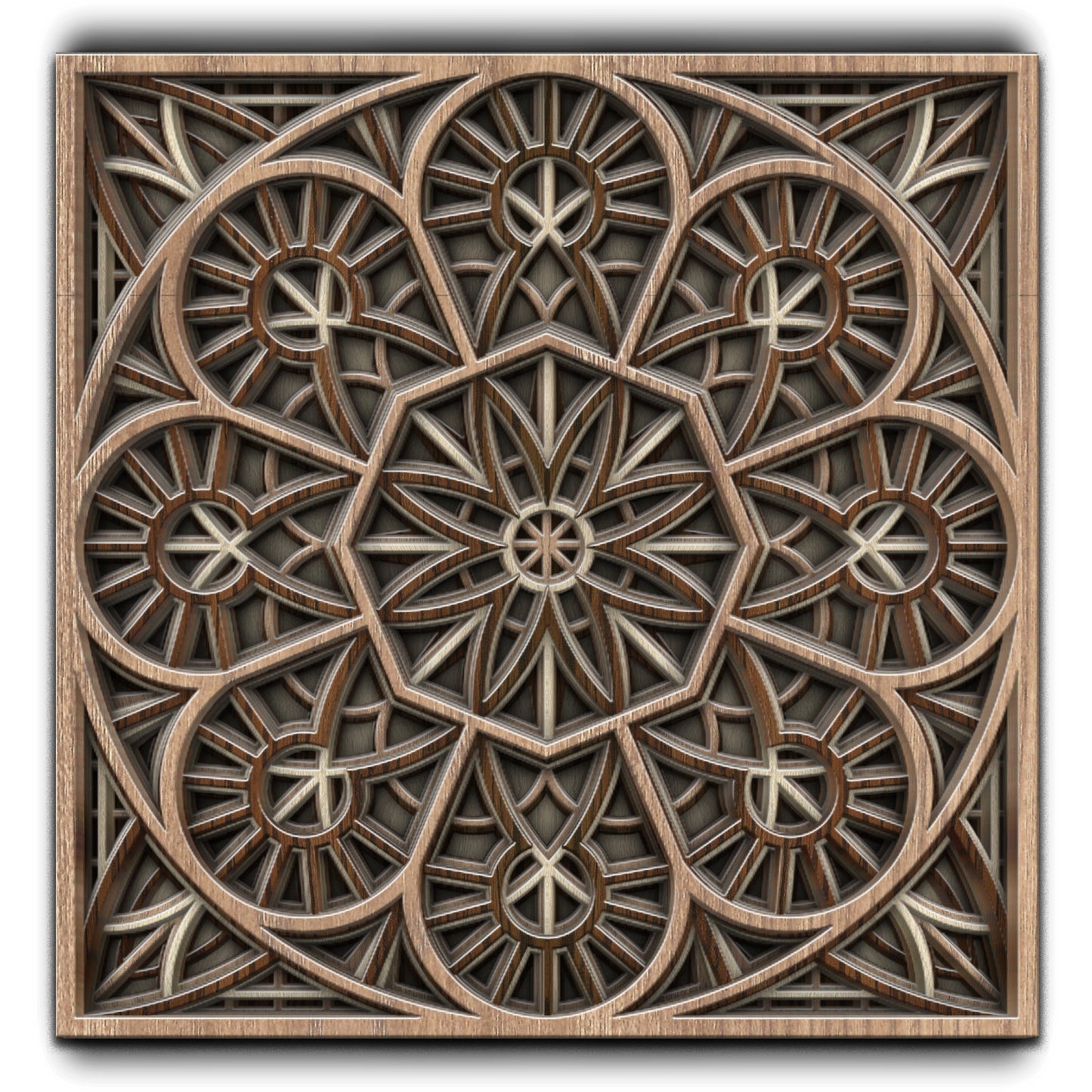 Timber Tranquility Mandala