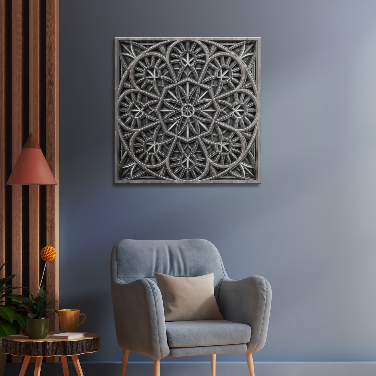 Timber Tranquility Mandala