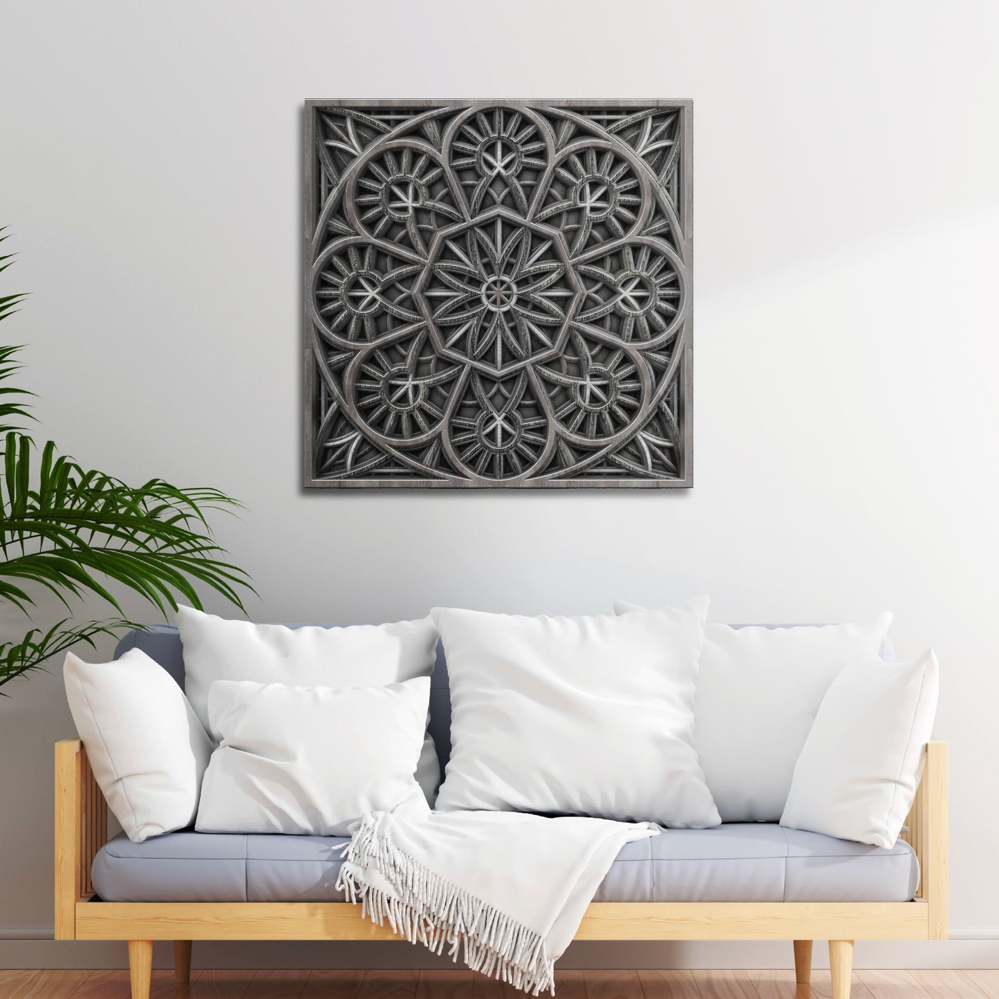 Timber Tranquility Mandala