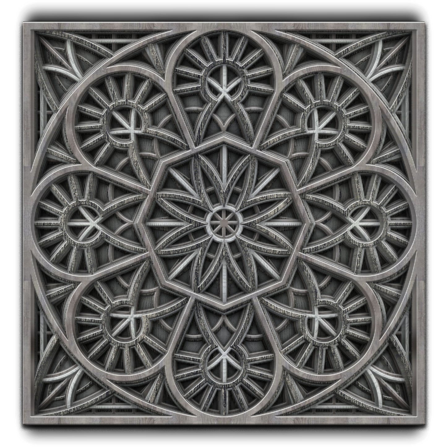 Timber Tranquility Mandala