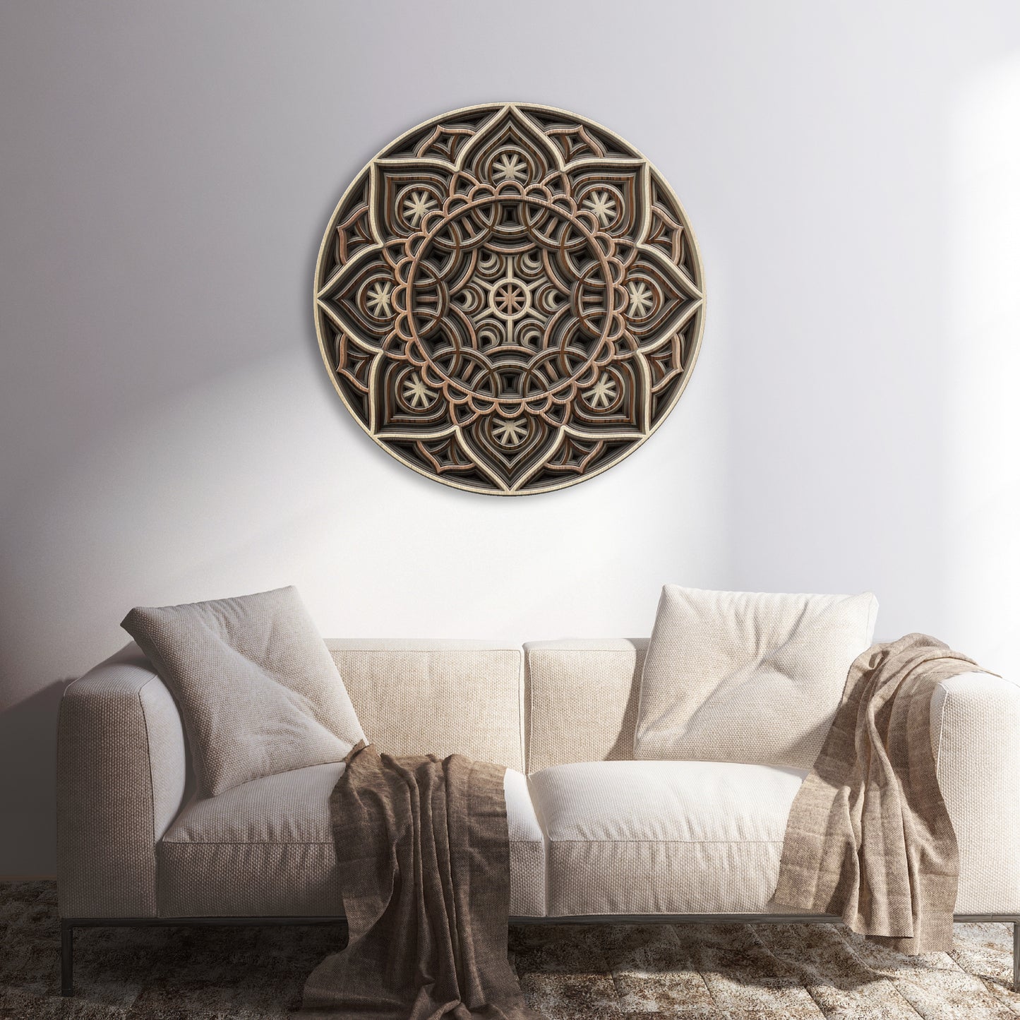 Woodland Whirl Mandala