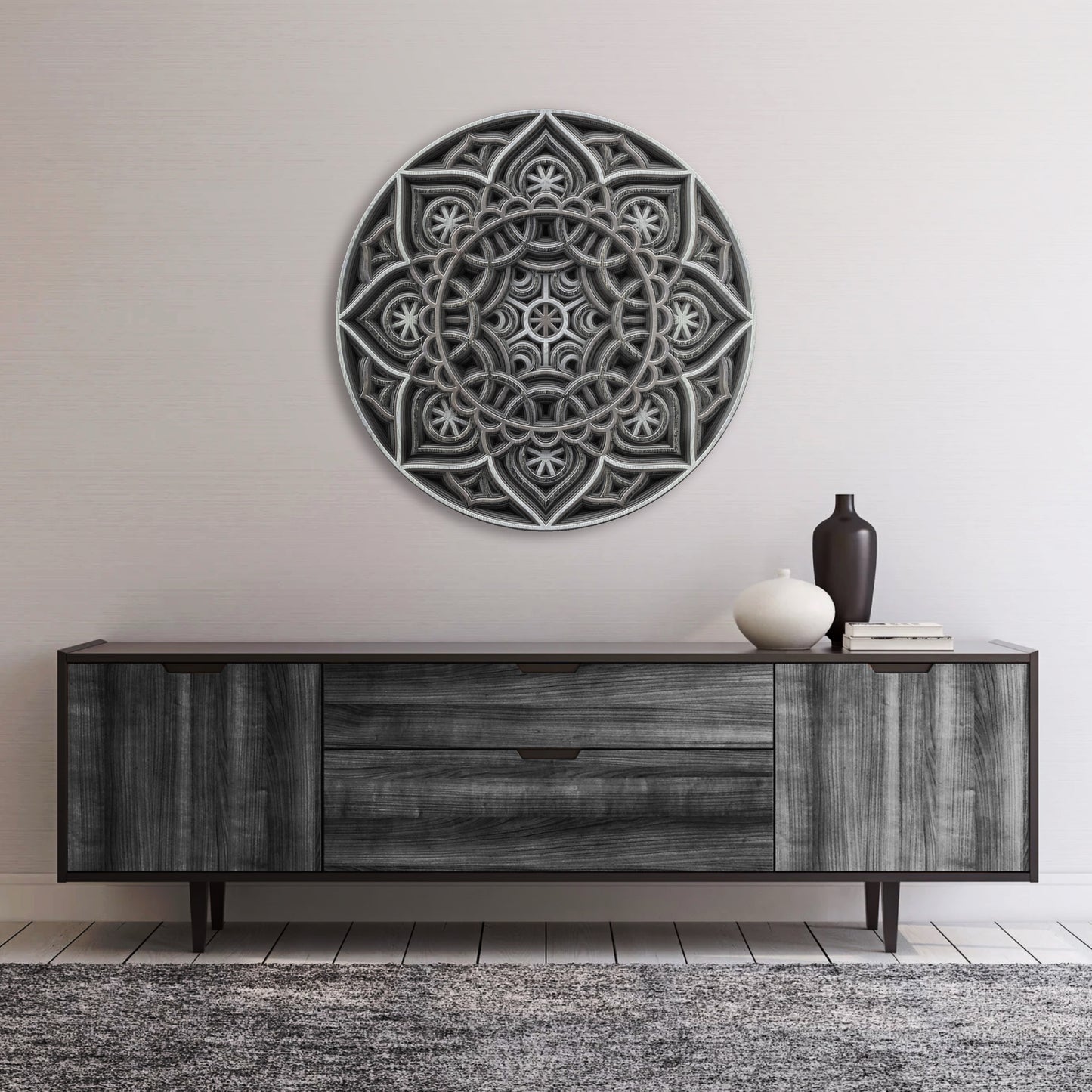 Woodland Whirl Mandala