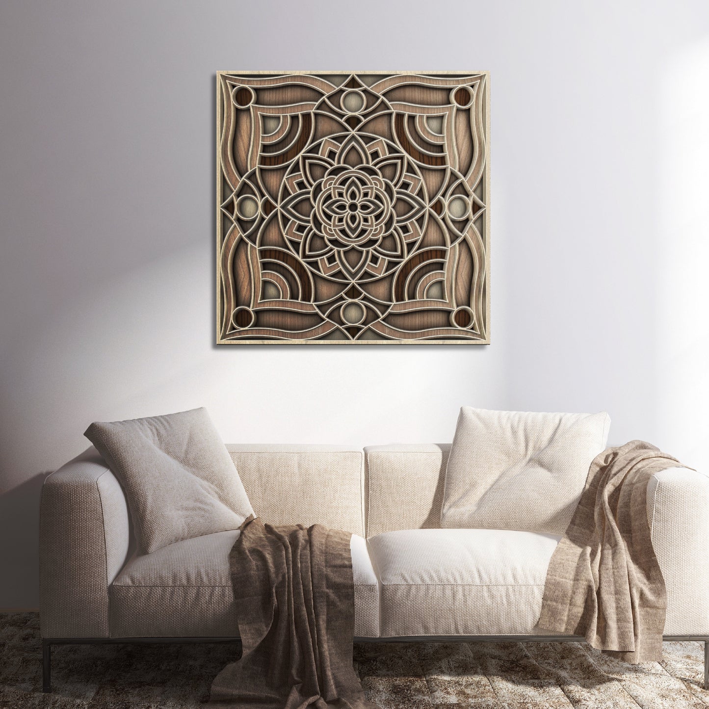 Woodland Symmetry Mandala