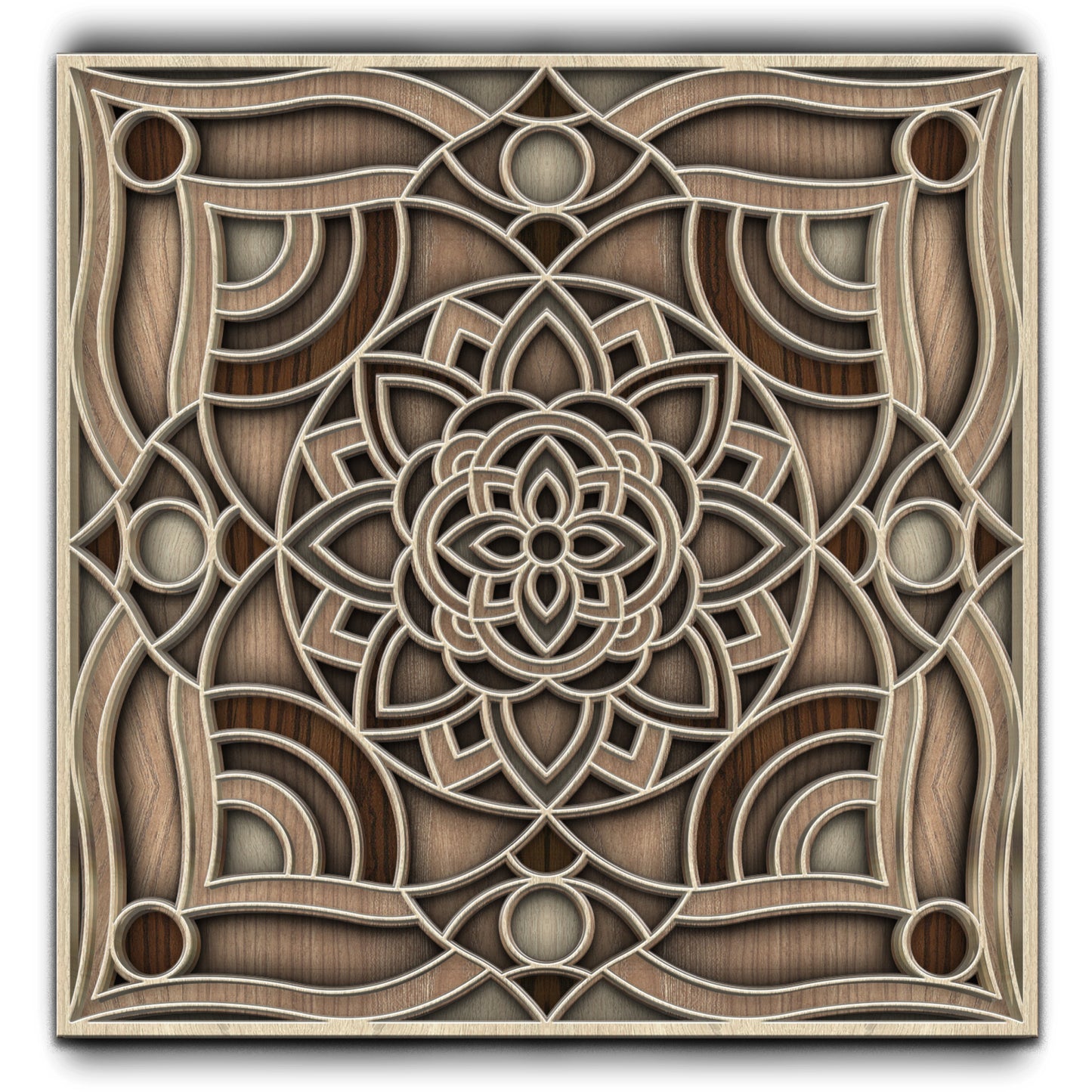 Woodland Symmetry Mandala
