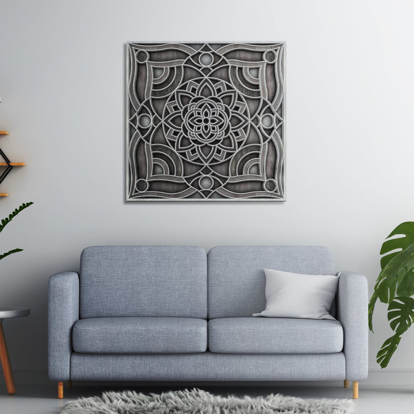 Woodland Symmetry Mandala