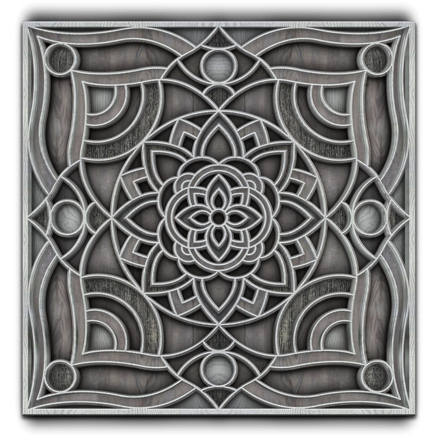 Woodland Symmetry Mandala