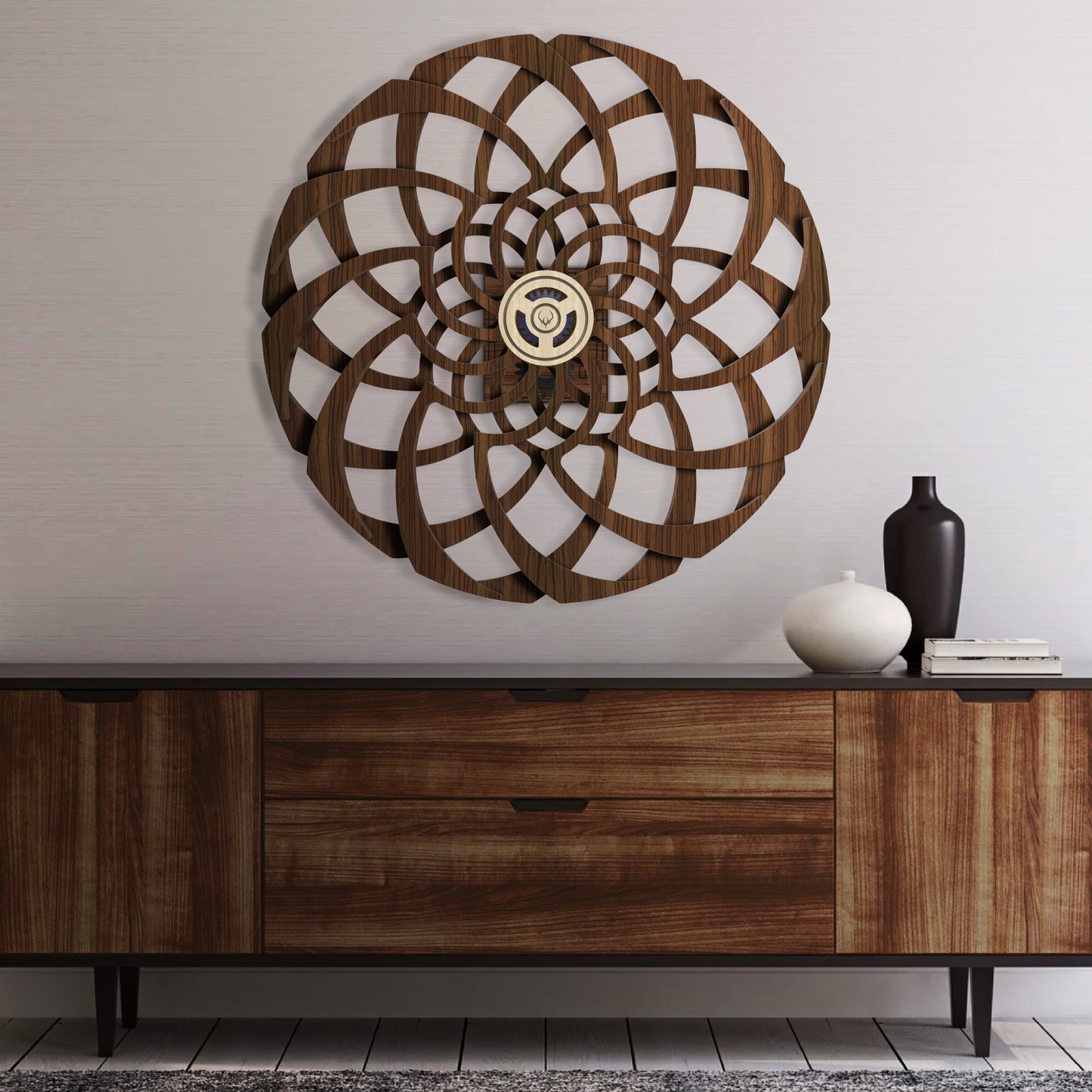 Rustic Spin Kinetic Sculpture