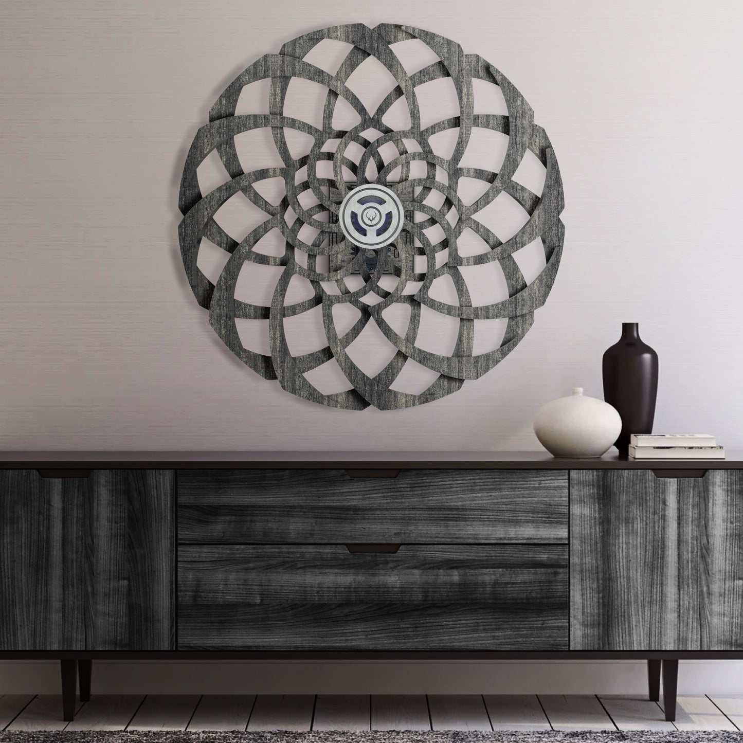 Rustic Spin Kinetic Sculpture