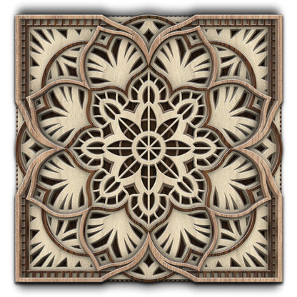 Serenity Square Mandala