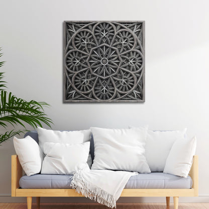 Timber Tranquility Mandala