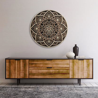 Woodland Whirl Mandala