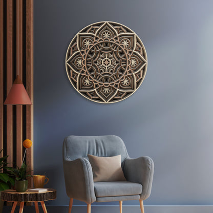 Woodland Whirl Mandala