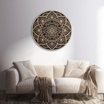 Woodland Whirl Mandala