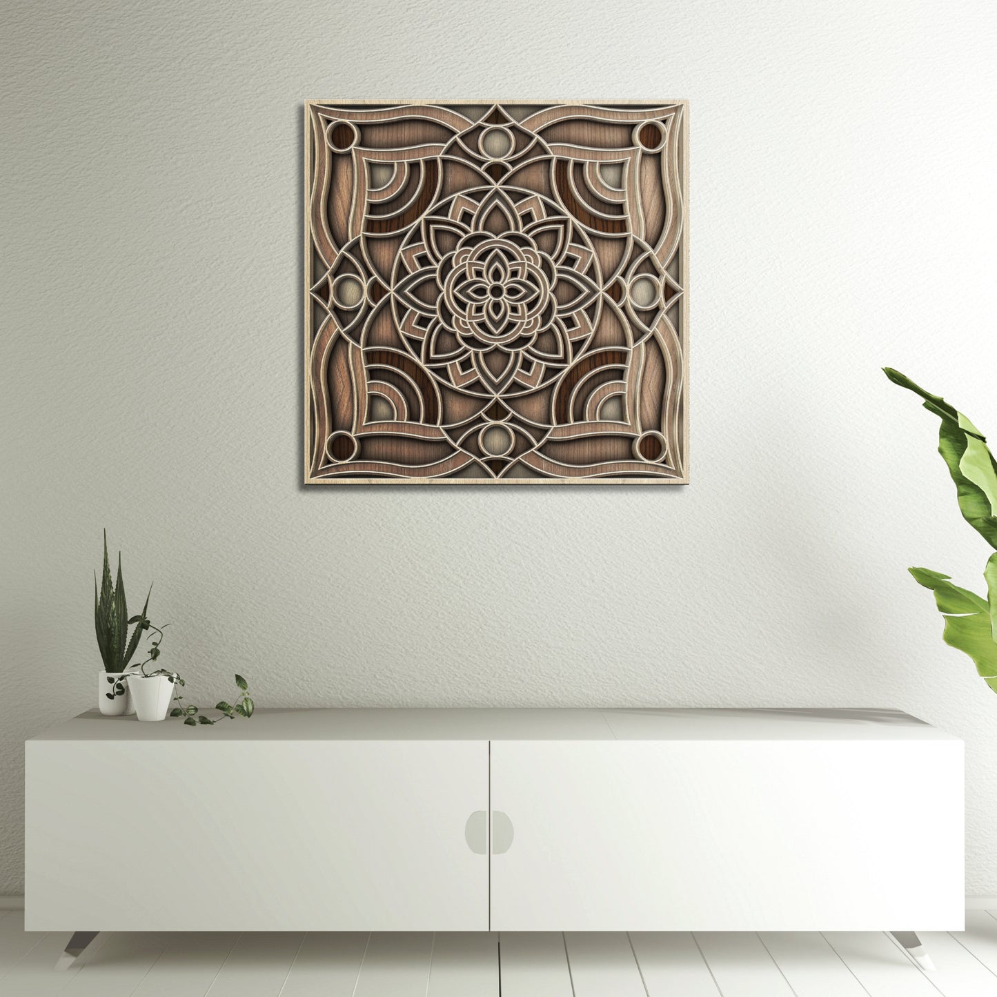Woodland Symmetry Mandala