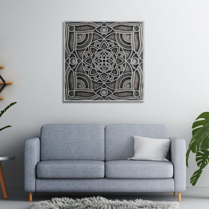 Woodland Symmetry Mandala