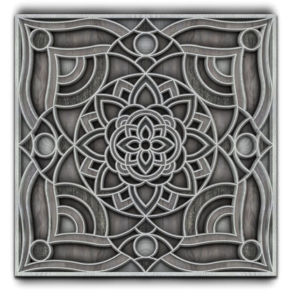 Woodland Symmetry Mandala