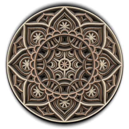 Woodland Whirl Mandala
