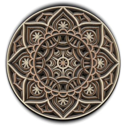 Woodland Whirl Mandala
