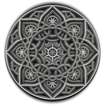 Woodland Whirl Mandala