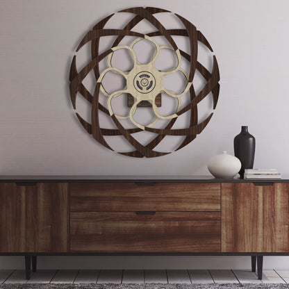 Timber Twist Kinetic Sculpture