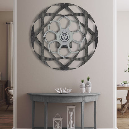 Timber Twist Kinetic Sculpture